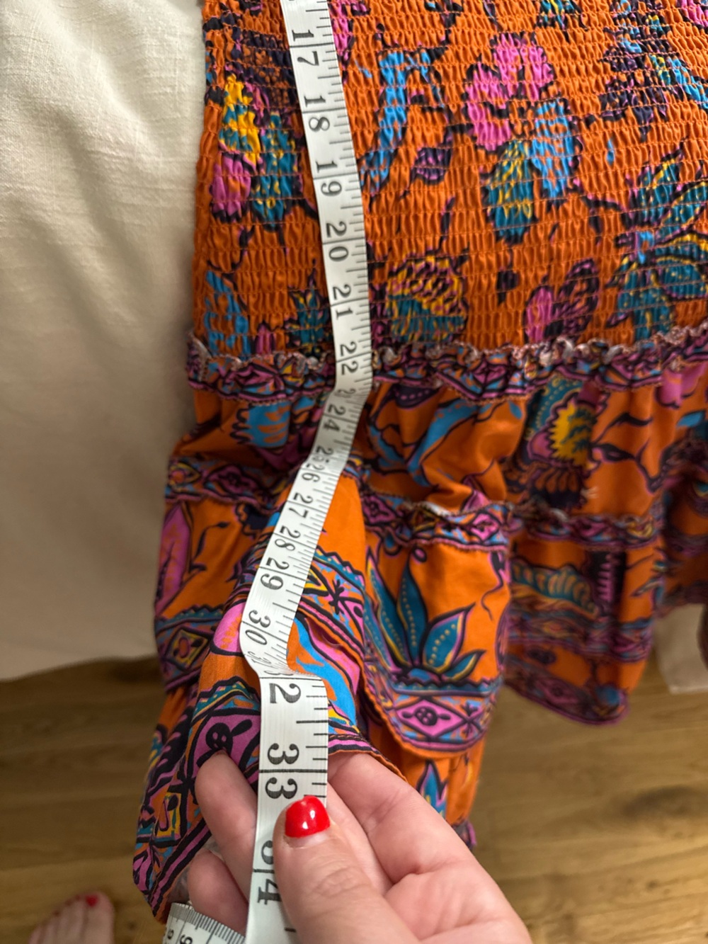 Love the Label Orange Dress - Small - Picture 7 of 7